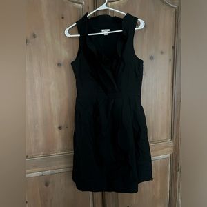 JCREW ruffle front short cotton dress